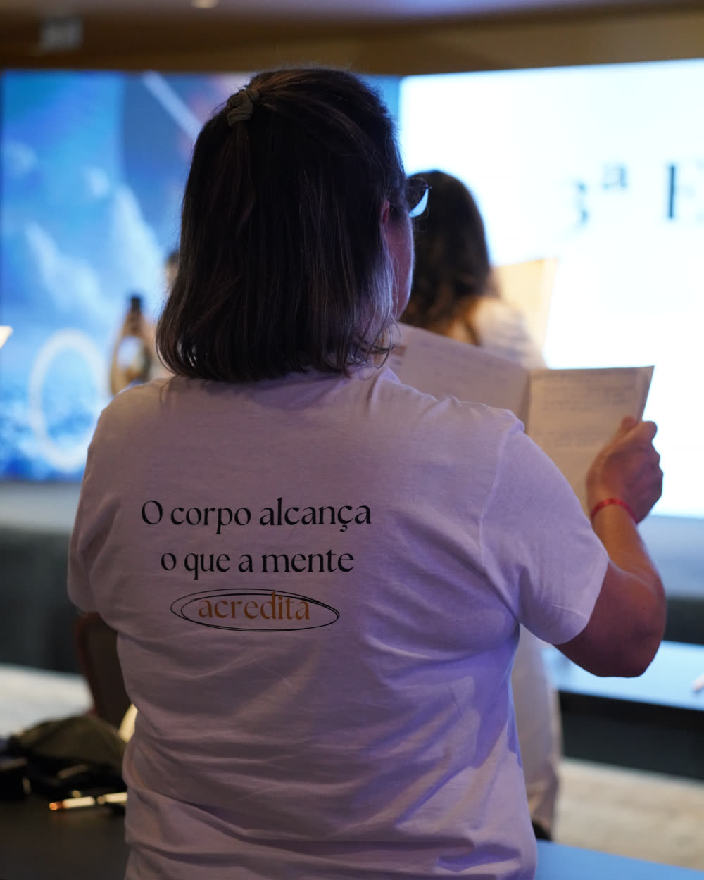 Participante com a t-shirt do Fénix 2025